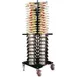 JackStack JS088 JS072, 88-Plates Mobile Plate Rack with Steel Construction and Black Powder Coated  2 image