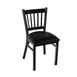JMC Furniture COBRA CHAIR VINYL Indoor Side Chair with Slat Back and Metal Frame with Black Powder Coat Finish 1 image