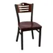JMC Furniture EAGLE SERIES CHAIR WOOD Indoor Side Chair with Wood Back and Wood Seat, Metal Frame 1 image