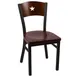 JMC Furniture LIBERTY SERIES CLEAR COAT CHAIR WOOD Indoor Side Chair with Wood Back and Wood Seat, Metal Frame 1 image