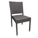 JMC Furniture OUTDOOR BALBOA CHOCOLATE CHAIR Aluminum Frame Synthetic Wicker Outdoor Side Chair 1 image