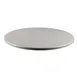 JMC Furniture TOPALIT 24 ROUND BRUSH SILVER Solid Surface Table Top 1 image