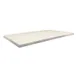 JMC Furniture TOPALIT 28X44 WHITE WOOD Rectangular Table Top, 28" x 44", White Wood Finish, Outdoor Use 1 image
