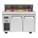 Turbo Air JST-48-N 47" Two Section Sandwich / Salad Prep Table w/ 2 Doors, 12 Pans 2 image
