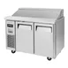 Turbo Air JST-48-N 47" Two Section Sandwich / Salad Prep Table w/ 2 Doors, 12 Pans 3 image