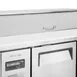 Turbo Air JST-48-N 47" Two Section Sandwich / Salad Prep Table w/ 2 Doors, 12 Pans 7 image