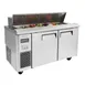 Turbo Air JST-60-N 59" Two Section Sandwich / Salad Prep Table w/ 2 Doors, 14 Pans 3 image