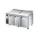 Turbo Air JST-72-N 70" Three Section Sandwich / Salad Prep Table w/ 3 Doors, 18 Pans 1 image