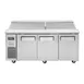 Turbo Air JST-72-N 70" Three Section Sandwich / Salad Prep Table w/ 3 Doors, 18 Pans 4 image