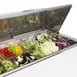 Turbo Air JST-72-N 70" Three Section Sandwich / Salad Prep Table w/ 3 Doors, 18 Pans 6 image
