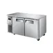 Turbo Air JURF-60-N 59" 2-Door Undercounter Refrigerator Freezer, R 6.28 - F 6.89 cu. ft. - Dual Temp 1 image