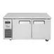 Turbo Air JURF-60-N 59" 2-Door Undercounter Refrigerator Freezer, R 6.28 - F 6.89 cu. ft. - Dual Temp 3 image