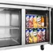 Turbo Air JURF-60-N 59" 2-Door Undercounter Refrigerator Freezer, R 6.28 - F 6.89 cu. ft. - Dual Temp 7 image