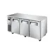 Turbo Air JURF-72-N 70" 3-Door Undercounter Refrigerator Freezer, R 12 - F 5.6 cu. ft. – Dual Temperature 1 image