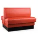 JustChair JBD-UPL-36-GR1/COM Custom Double Booth, 36H, Upholstered Seat & Back, Grade 1 Upholstery 1 image