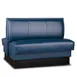 JustChair JBD-USP-36-GR1/COM Custom Double Booth, 36"H, Upholstered Seat & Channel Back, Grade 1 Upholstery 1 image