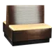 JustChair JBD-WPF-42-BEAD 48" Double Bead Board Back Restaurant Booth, Wood Back, 42"H, Upholstered Seat 1 image