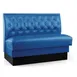 JustChair JBS-SBT-36-GR1/COM Custom Booth, Single Button Tufted Back, Upholstered Seat, 36" Height 1 image