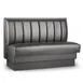 JustChair JBS-UCH-36-GR1/COM Custom Booth, Single Vertical Channel Back, Upholstered Seat, 36" Height 1 image