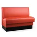 JustChair JBS-UPL-36-GR2 Custom Booth, Single Plain Back, Upholstered Seat, 36" Height 1 image