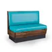 JustChair JBS-WCP-36-GR1/COM Custom Booth, Single Horizontal Bead Board Back, Wood Back, 36" Height 1 image