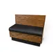 JustChair JBS-WPF-36-GR2 Custom Booth, Single Bead Board Back, Wood Back, 36" Height 1 image