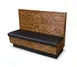 JustChair JBS-WPF-42-GR2 Custom Booth, Single Bead Board Back, Wood Back, 42" Height 1 image