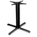 JustChair TBXWB-3636-28 36x36 28H Dining Height Steel & Cast Iron X-Style Table Base 1 image