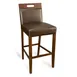 JustChair W51030-COM Bar Stool – Upholstered Seat & Back, German Beech Tongue & Groove, Steel Brackets, Armless 1 image