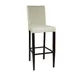 JustChair WL51130-GR3 Bar Stool – Upholstered Pullover Back & Seat, 18‑Gauge Steel Frame, Wood Footrest 1 image