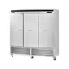 Kool-It KBSR-3 81" 3-Section Reach-In Refrigerator w/ 3 Solid Doors, Bottom Mounted, Stainless Steel, 67 cu. ft. 1 image