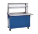 Delfield KCI-36-NU 36" Shelleyglas® Ice-Cooled Cold Food Serving Counter, Fiberglass Enclosed Base, (2) Pan 1 image