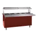 Delfield KCSC-60-EFP 60" Shelleyglas® Liquitec™ Cold Food Serving Counter w/Enclosed Base, (4) Pan 1 image