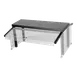 Delfield KD-60 Sneeze Guard, Double Service, Flip-Up 1 image