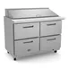 Kelvinator KCHMT48.18.2D 48" Mega Top Sandwich/Salad Prep Table w/ 4 Drawers, 18 Pans 1 image