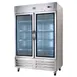 Kelvinator KCHRI54R2GDR 53" 2-Section Reach-In Refrigerator w/ 2 Glass Doors, Bottom Mount, Stainless Steel, 49 cu. ft. 2 image