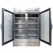Kelvinator KCHRI54R2GDR 53" 2-Section Reach-In Refrigerator w/ 2 Glass Doors, Bottom Mount, Stainless Steel, 49 cu. ft. 3 image