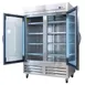 Kelvinator KCHRI54R2GDR 53" 2-Section Reach-In Refrigerator w/ 2 Glass Doors, Bottom Mount, Stainless Steel, 49 cu. ft. 4 image