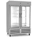 Kelvinator KCHRI54R2GDR 53" 2-Section Reach-In Refrigerator w/ 2 Glass Doors, Bottom Mount, Stainless Steel, 49 cu. ft. 1 image
