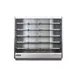 Hydra-Kool KGV-MO-4-R 99" Vertical Open Air Merchandiser in Gray, Remote, 5 Shelves, 71.31 cu. ft. 1 image
