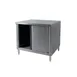 Klinger's Trading CB3072-W/SHELF Cabinet Base Sliding Doors Work Table with Mid-Shelf, 72"W x 30"D 1 image