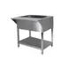 Klinger's Trading CP5 78" Stationary Ice-Cooled Cold Pan Table, (5) Pan 1 image
