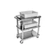 Klinger's Trading CS3SM-CART Stainless Steel Utility Bus Cart w/ 250lb. Capacity 1 image