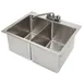 Klinger's Trading DIS2028 Drop-In Sink, Two Compartment 1 image