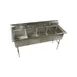 Klinger's Trading ECS4 69" Four Compartment Sink, 16"W x 20"L Bowl Without Drainboard 1 image