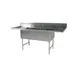 Klinger's Trading EIT22D24 96" Two Compartment Sink, 24"W x 24"L Bowl With 2 Drainboards 1 image