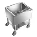 Klinger's Trading MIB3021 Stainless Steel Mobile Ice Bin, 31 lb, Silver 1 image