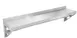 Klinger's Trading PS1296 Stainless Steel Wall Mount Shelf with Pot Rack - 96"L x 12"D 1 image