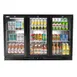 Koolmore BC-3DSW-BK 53"x20"x35" 11.3 cu ft Cooler, 3 Swing Doors, LED, Bottom-Mount, R-600a, 115V 1 image
