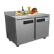 Koolmore FWT-2D-12C 47" 2-Section WorkTop Freezer w/ 2 Doors, 3.5" Backsplash, 12 cu. ft. 1 image
